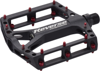 Reverse Components REVERSE Pedal "Black one" black / red 325g, schwarz / rot