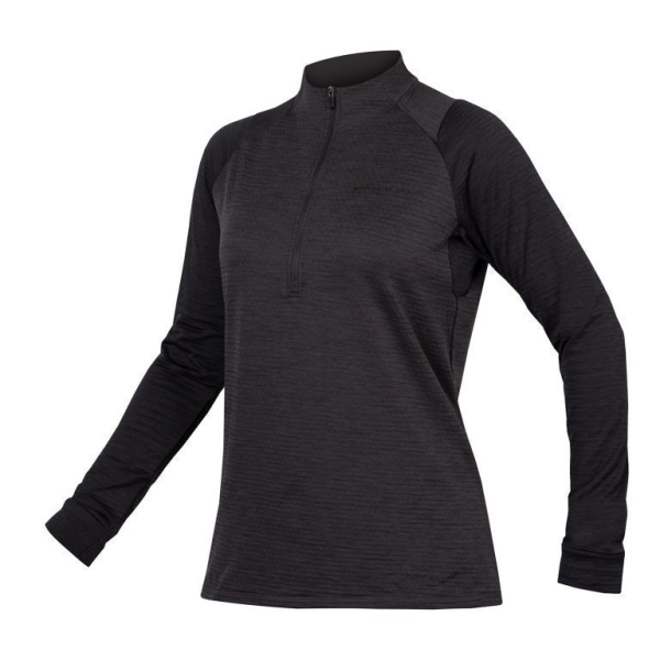 Endura ENDURA Damen SingleTrack Fleece; Schwarz - L, schwarz