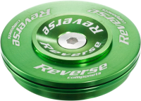 Reverse Components REVERSE "Twister" Top Cap Semi int. Ø 49mm 1.5" - 1 1/8" green, hellgrün
