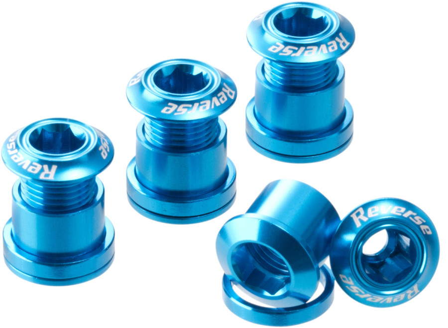 Reverse Components REVERSE Chainring bolt set light-blue, hellblau
