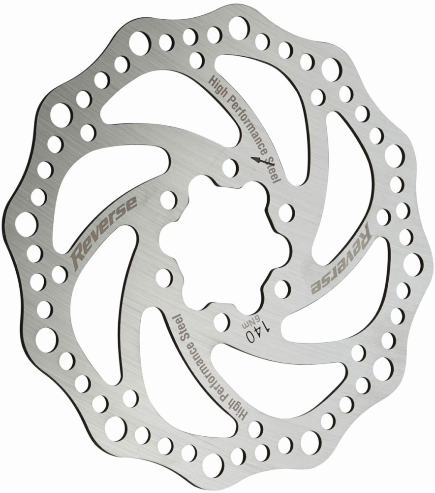 Reverse Components REVERSE "Disc Rotor" Steel Ø140mm, silber