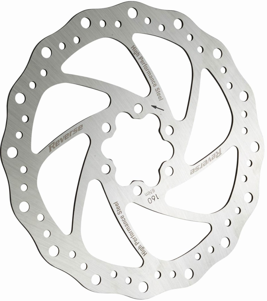 Reverse Components REVERSE "Disc Rotor" Steel Ø160mm, silber