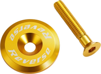 Reverse Components REVERSE "A-Head Caps" gold