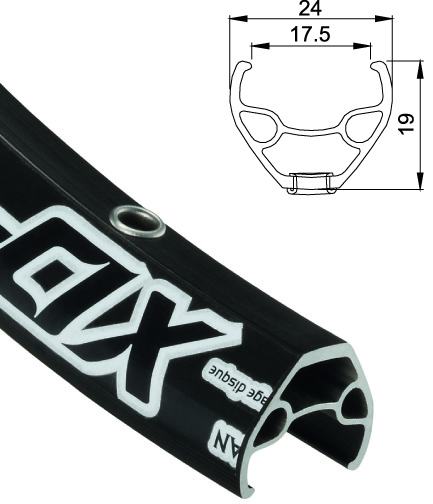 Alexrims ALEXRIMS XD Lite Disc 26" 32 Loch weiss