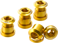 Reverse Components REVERSE Chainring bolt set gold
