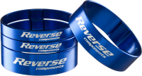 Reverse Components REVERSE Spacer Set Ultra-light 1 1/8", (2x5mm 2x10mm) dunkelblau