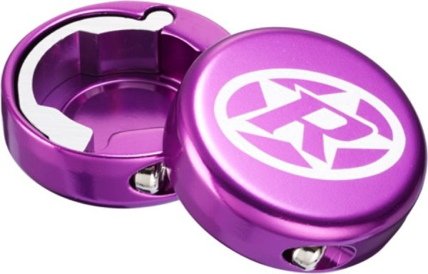 REVERSE  COMPONENTS REVERSE Griff End-Cap, closed, purple