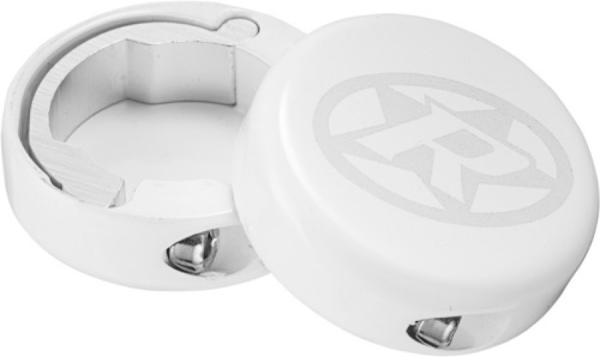 REVERSE COMPONENTS Griff End-Cap, closed, white