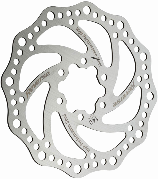 REVERSE COMPONENTS Disc Rotor Steel Ø140mm, silber