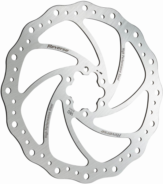 REVERSE COMPONENTS Disc Rotor Steel Ø180mm, silber