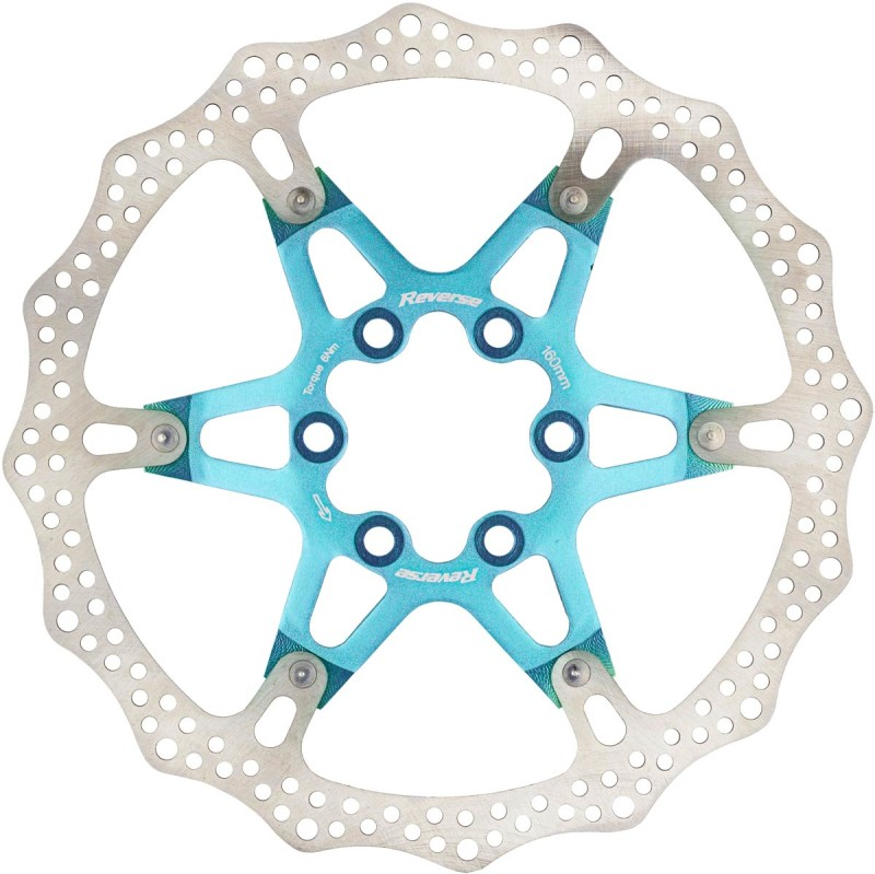 Reverse Components REVERSE "Disc Rotor" Ø160mm light blue, hellblau