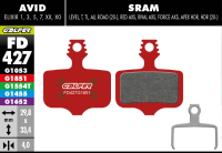 Galfer GALFER Brake Pad FD427 Advanced "Avid Elixir 1,3,R,CR,X.0,Mac,XX, rot