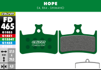 Galfer GALFER Brake Pad FD465 Pro "Hope E4", grün