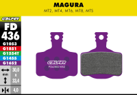 Galfer GALFER Brake Pad FD436 E-Bike "Magura MT2,4,6,8", violett