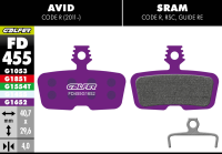 Galfer GALFER Brake Pad FD455 E-Bike "Avid Code 5,R ab 2011", violett