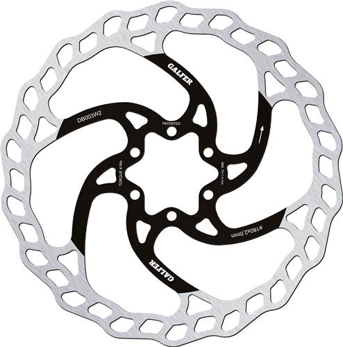 Galfer GALFER Disc Wave Ø 180mm x 2.0mm, E-BIKE, 6-Loch System / DB003W2, 180mm, 2.0mm