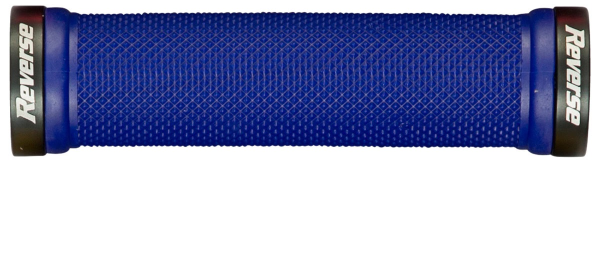 REVERSE  COMPONENTS Grip "Classic 29" dark-blue / Clamp rings black, dunkel blau / schwarz