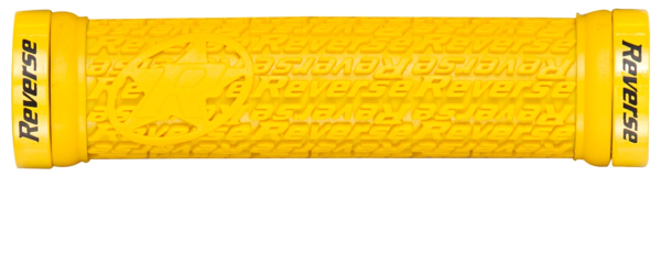 REVERSE COMPONENTS Grip "Stamp" yellow / Clamp rings yellow, gelb