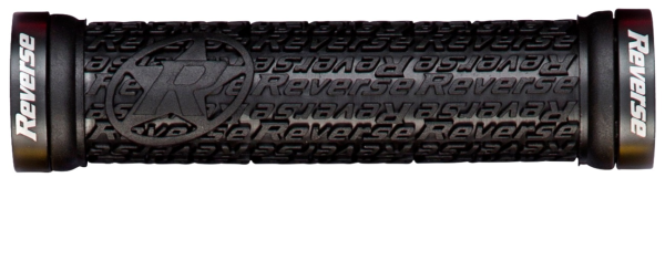 REVERSE COMPONENTS Grip "Stamp" black / Clamp rings black