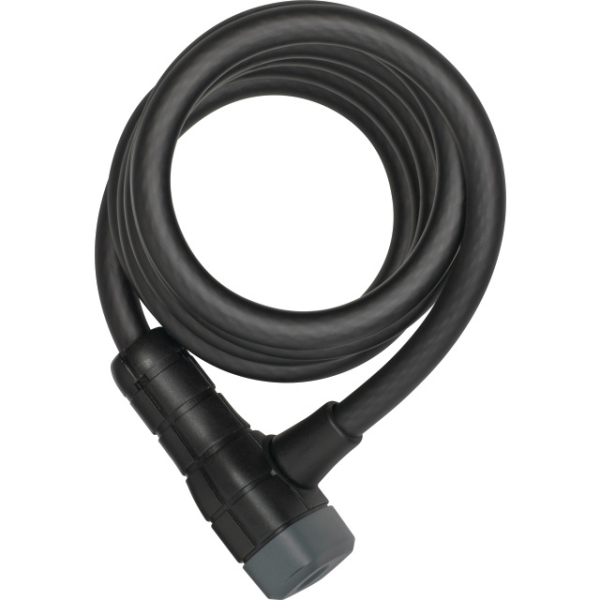 ABUS Abus Spiralkabelschloss Booster 6512K/180 mit Halter SCMU 6K schwarz