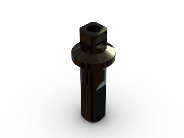 Sapim Speichennippel: Double Square 15G Aluminium 16mm schwarz 100 Stück