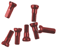 Sapim Speichennippel: Polyax Aluminium rot 16mm 100 Stück