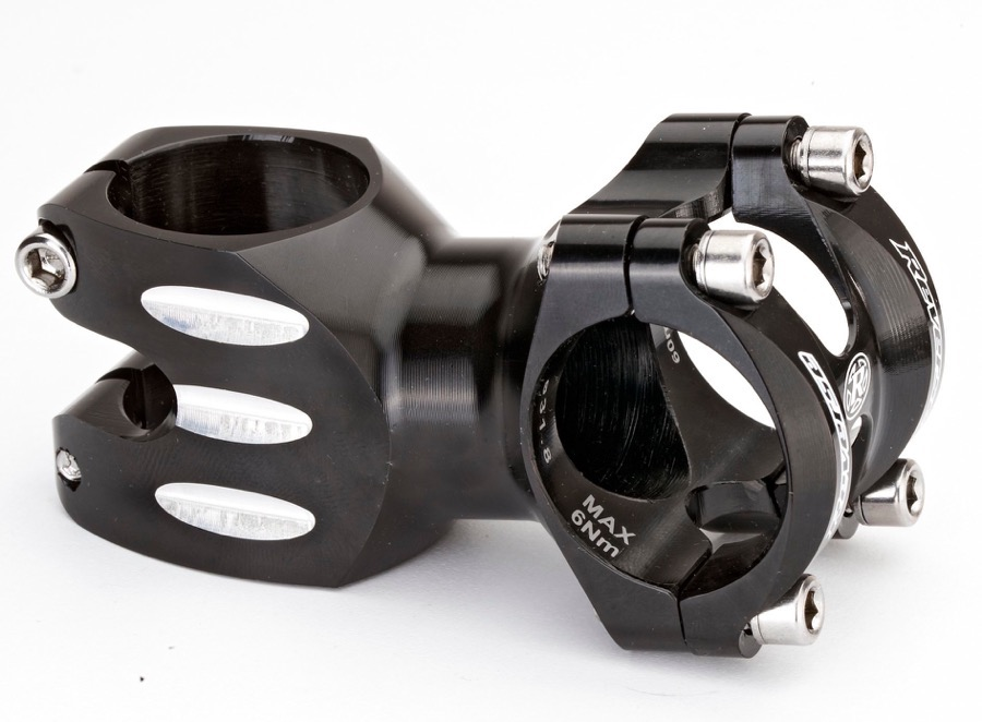 Reverse Components REVERSE Stem "S-Trail" 70mm,8°, Ø31.8mm, black gloss, schwarz glanz, 70