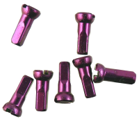 Sapim Speichennippel: Polyax Aluminium lila 12mm 100 Stück