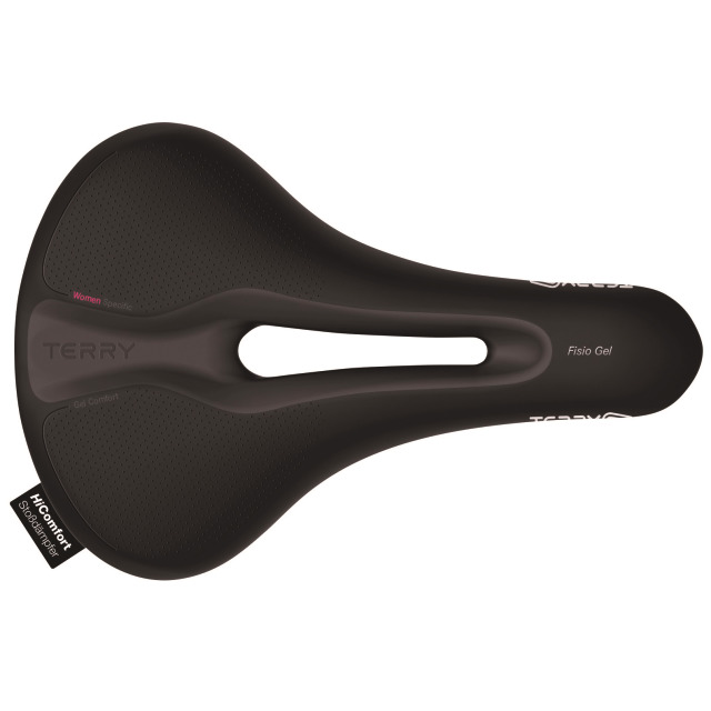 Terry Sattel Fisio Flex Gel Lady mit Öffnung black