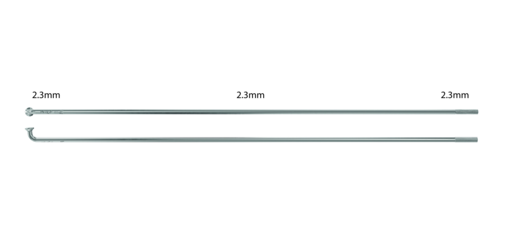 Sapim Einzelspeichen: Leader 13G Ø2.3mm silber