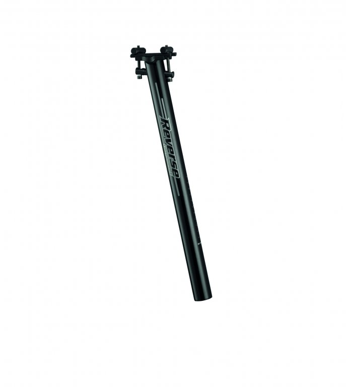 Reverse Components REVERSE Seatpost black-line "black polish" Ø30.9 / 400mm, schwarz, 30.9mm