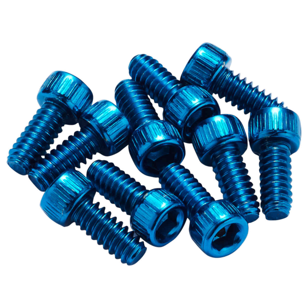 Reverse Components REVERSE Pedal Pins Steel for Black One, blue, 10 pc, blau, 11