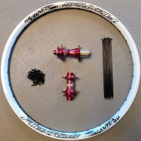 Reverse / Alexrims Laufrad Set 26" wssBH-rot