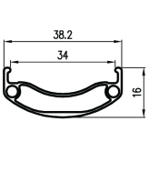 Alexrims ALEXRIMS MD35, 29", 32 Hole, black, w/o SSE, F/V