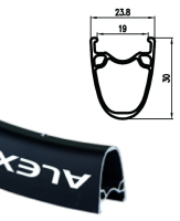 Alexrims ALEXRIMS ATD560 Disc, 700C, 28h, black