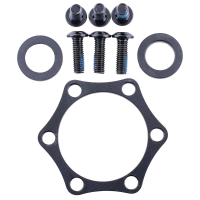 Reverse Components REVERSE HR Boost Adapter (Schwarz) mit 3 mm Scheiben und M5 X 15 Schrauben