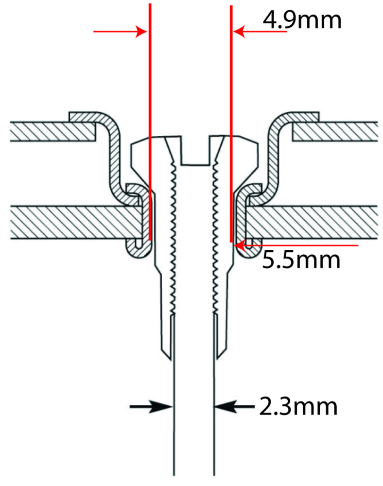 Sapim Speichennippel: 13G N9 AussenØ 4.9mm / InnenØ 2.3mm Messing silber 100 Stück
