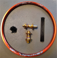 Reverse / Alexrims Laufrad Set 26" orD-gold