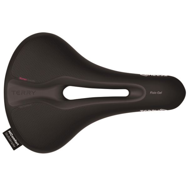 Terry Sattel Fisio Flex Gel Max Lady mit Öffnung black