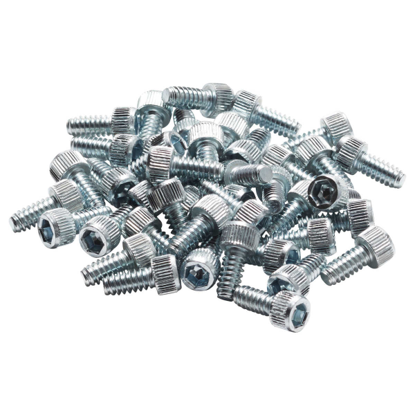 Reverse Components REVERSE Pedal Pins Steel for Black One, silver, 42 pc