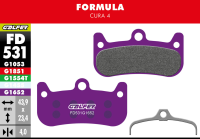 Galfer GALFER Brake Pad FD531 E-Bike "Formula Cura 4", violett