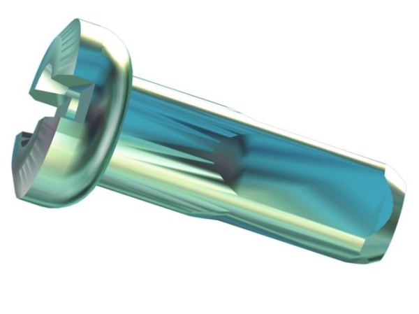 Sapim Speichennippel: 13G N9 AussenØ 4.9mm / InnenØ 2.3mm Messing silber 100 Stück
