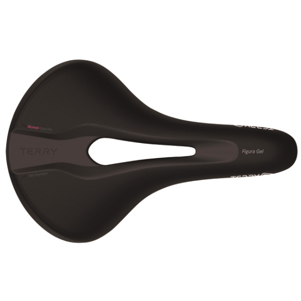 Terry Sattel Figura Gel Max Lady mit Öffnung schwarz