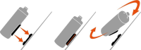 Fidlock TWIST Trinkflasche 600 ml mit Magnet-Befestigung, inkl. TWIST Bike Base. Transparent Black.