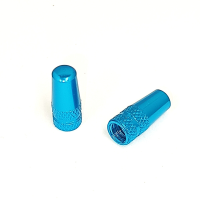 WIAN Bike and Parts Ventilkappe, CNC Aluminium Presta türkis Paar