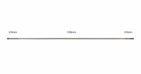 Sapim SAPIM Speiche D-Light Straight Pull 2.0-1.65-2.0mm, Einzelstück, schwarz