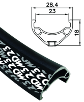 Alexrims ALEXRIMS MD23, 26", 32 Hole, black, w/SSE