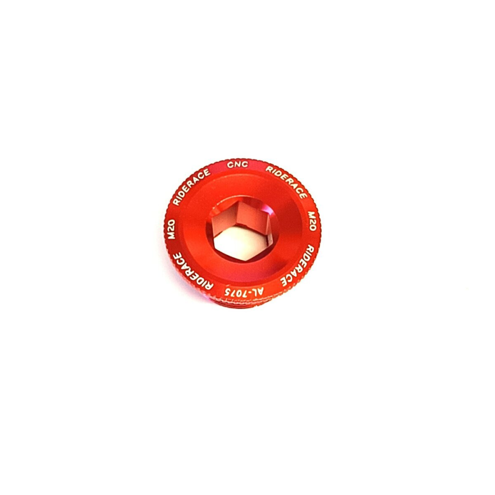 RideRace Kurbel Schrauben M20, rot