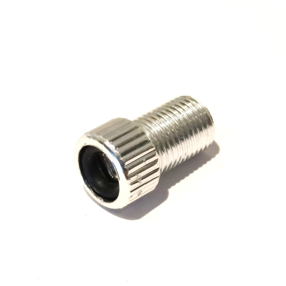 WIAN Bike and Parts Presta Ventil Aufsatz / Pumpaufsatz / Ventiladapter, silber