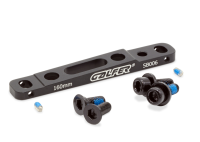 Galfer GALFER Bremssattel Adapter für Flat Mount, Front, 140/160mm, SB006, schwarz